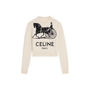 Celine Men Crew Neck Cashmere Sweater